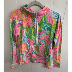Lilly Pulitzer Skipper Popover Size Medium So A Peeling Jacket Quarter Zip